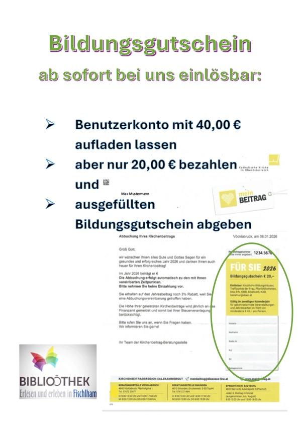 Werbung Bildungsgutschein